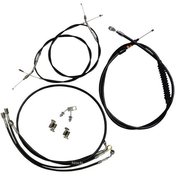 【USA在庫あり】 LAチョッパーズ LA Choppers ケーブル標準キット 黒 11年-14年 ソフテイル ABS付 12-14インチ用 0610-0639 HD店