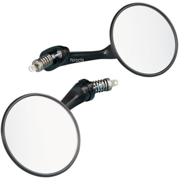 【USA在庫あり】 Parts Unlimited スプリング装着 ミラー (左右ペア) 12-1651 HD店