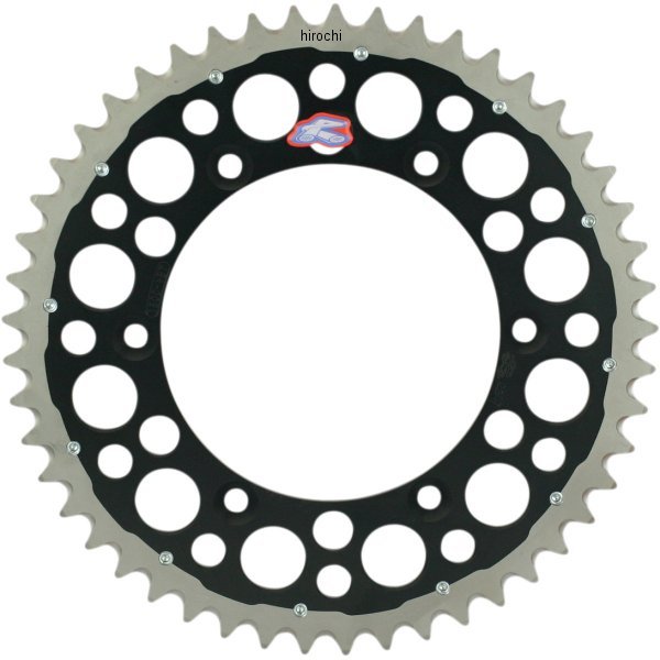 【USA在庫あり】 レンサル RENTHAL リア スプロケット ツインリング 48T/520 83年以降 CRF、CR、XR アルミ 黒 1210-0811 HD店