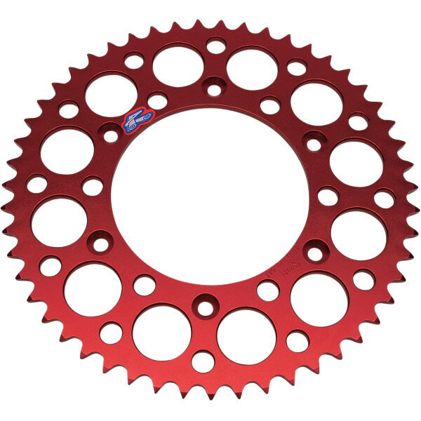 【USA在庫あり】 レンサル RENTHAL リア スプロケット 48T/520 83年以降 CRF、CR、XR アルミ 赤 1211-0159 HD店