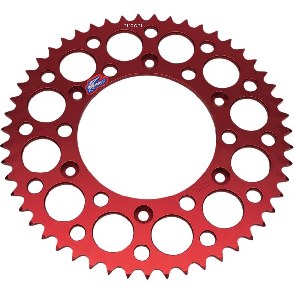 【USA在庫あり】 レンサル RENTHAL リア スプロケット 49T/520 83年以降 CRF、CR、XR アルミ 赤 1211-0160 HD店
