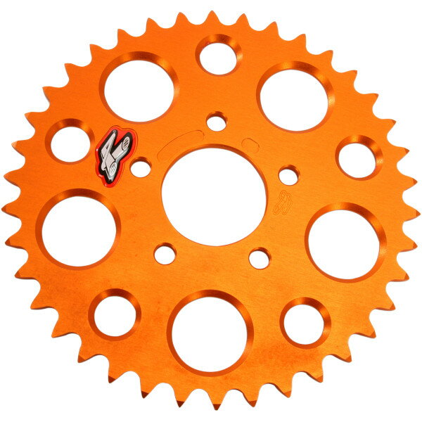 【USA在庫あり】 レンサル RENTHAL リア スプロケット 38T/415 09年-10年 KTM 50SX アルミ オレンジ 1211-1201 HD店