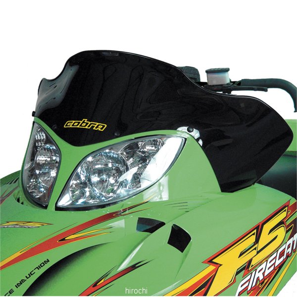 【USA在庫あり】 パワーマッド PowerMadd ウインドシールド コブラ 14.25インチ(362mm) Arctic Cat 黒 10242011 HD店