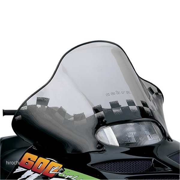  パワーマッド PowerMadd ウインドシールド コブラ 16.5インチ(419mm) Arctic Cat Tint色 CZRT-BK HD店