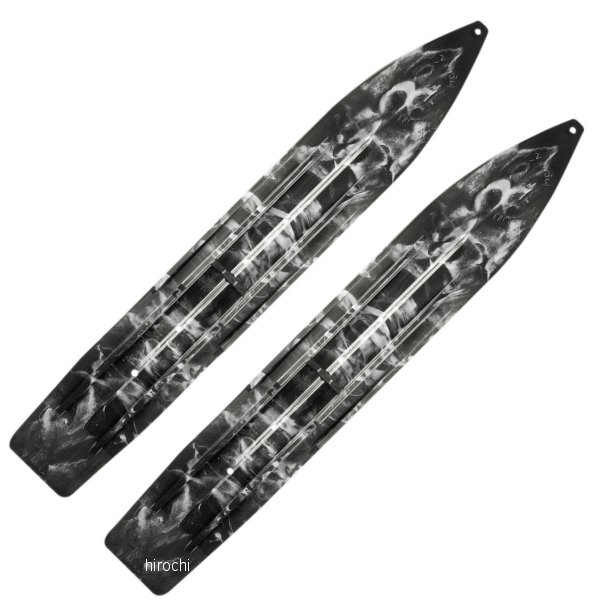 Slydog Skis パウダーハウンド スキー 7インチカラー：ブラック/ホワイト長さ 42.5インチ(約1080mm) x 幅 7インチ(約178mm)04-0013楽天 HD店　