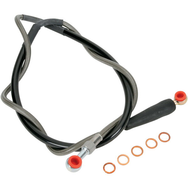 【USA在庫あり】 ムースレーシング MOOSE RACING ブレーキホース フロント 00年以降 KTM ステンレス MK01-1028 HD店