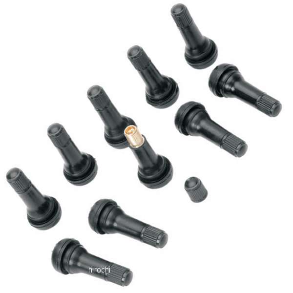 【USA在庫あり】 Dill Air Controls バルブ ステム 1.25インチ 0.453インチ TR-413 黒 10個入り 0360-0005 HD店