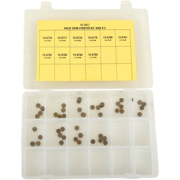 【USA在庫あり】 K&Lサプライ K&L SUPPLY バルブ シム スターターキット カワサキ 9.5mm 13-7017 HD店