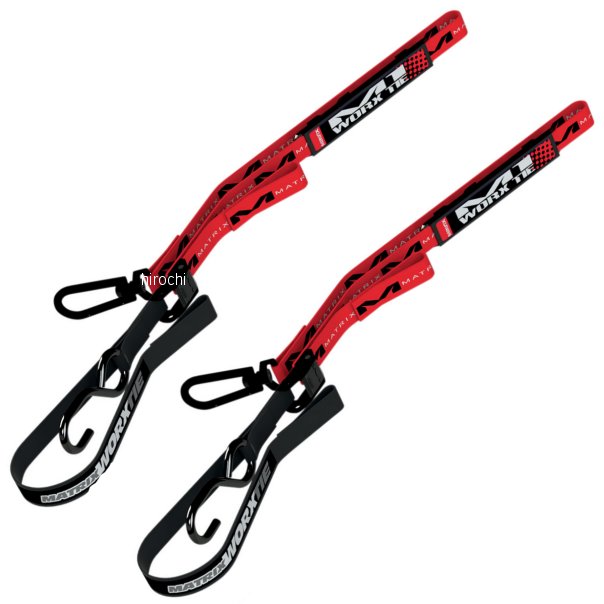  マトリックスコンセプト Matrix Concepts 幅1インチ(25mm)x69インチ(1753mm) タイダウン M1 WORX オレンジ/黒 (左右ペア) 3920-0230 HD