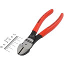 【即納】 クニペックス KNIPEX 強力型斜ニッパー(硬線用) 7401-180-KP HD店