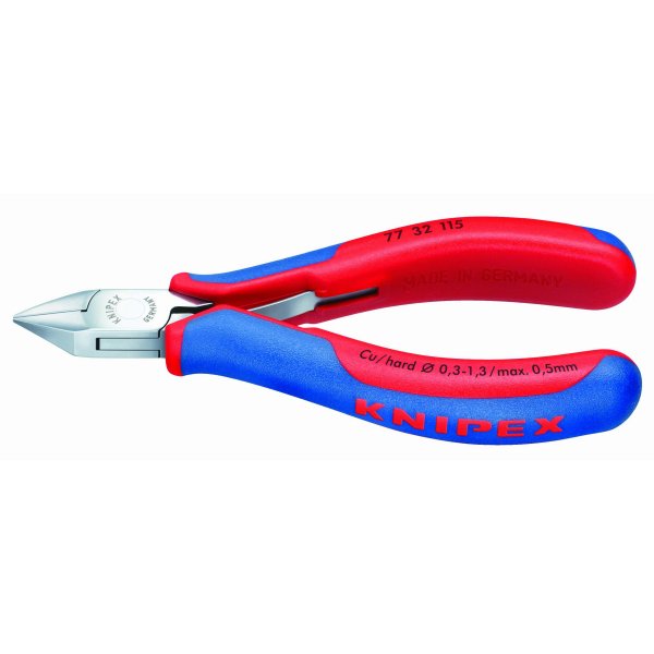 【メーカー在庫あり】 クニペックス KNIPEX エレクトロニクスニッパー 7732-115-KP HD店
