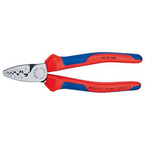 【メーカー在庫あり】 クニペックス KNIPEX エンドスリーブ用圧着ペンチ 9772-180-KP HD店