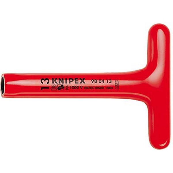 【メーカー在庫あり】 クニペックス KNIPEX 絶縁T型ソケットレンチ 1000V 9805-17-KP HD店
