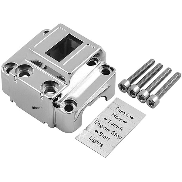 【USA在庫あり】 DRAG ハンドルバー スイッチ ハウジング 72年-81年 XL、FL、FX クローム DS-290703 HD店