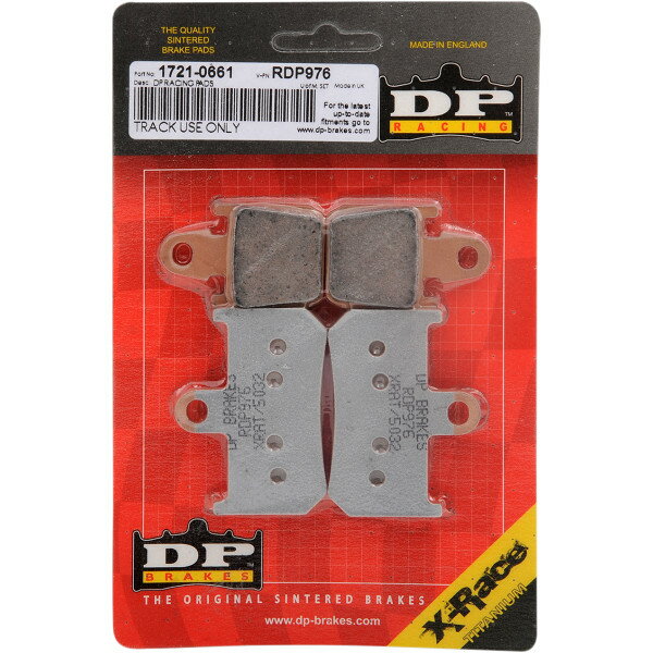 【USA在庫あり】 DPブレーキ DP Brakes ブレーキパッド フロント 07年-11年 YZF-R1 (チタン/シンタード) 1721-0661 HD店