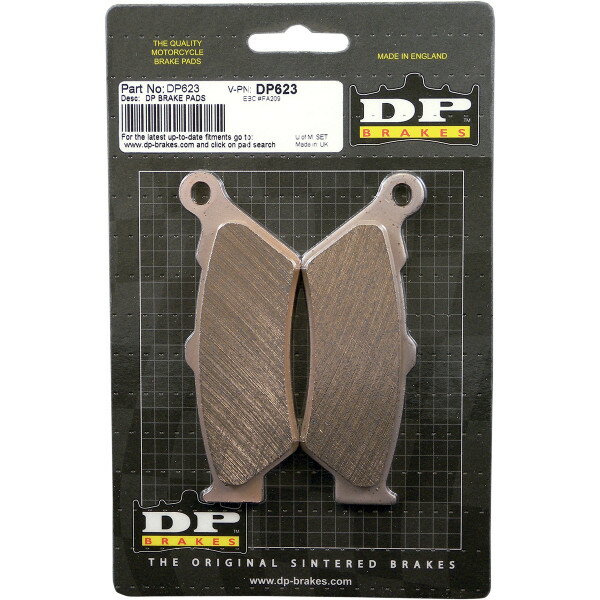 【USA在庫あり】 DPブレーキ DP Brakes ブレーキパッド フロント 94年以降 BMW、ドゥカティ、トライアンフ (標準シンタード) DP623 HD店