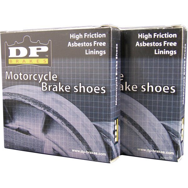 【USA在庫あり】 DPブレーキ DP Brakes ブレーキシュー フロント/リア 77年以降 RM85、DR-Z70、NC50 (オーガニック) DP9105 HD店