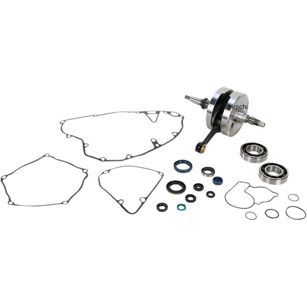 【USA在庫あり】 ワイセコ Wiseco クランクシャフトキット ベアリング、ガスケット付き 04年-07年 RM-Z250、KX250 左右ペア 0921-0141 HD店