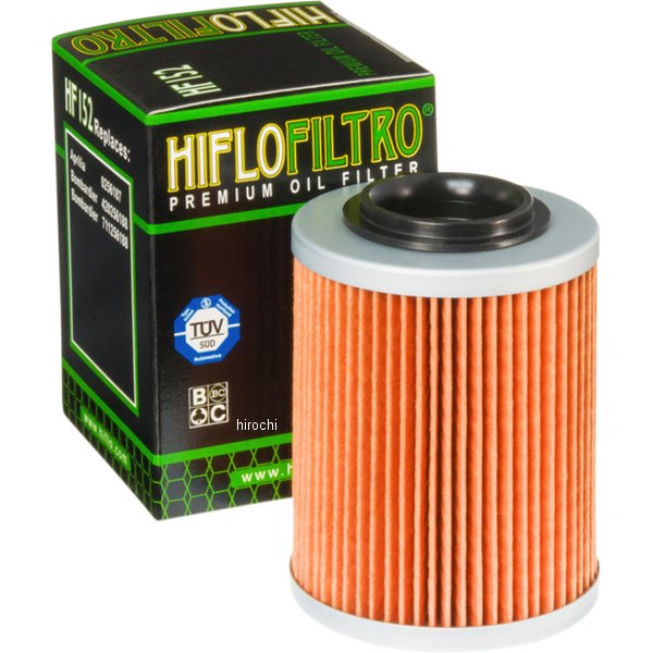 【USA在庫あり】 ハイフローフィルトロ HiFloFiltro オイルフィルター スタンダード 00年以降 アプリリア、カンナム HF152 HD店