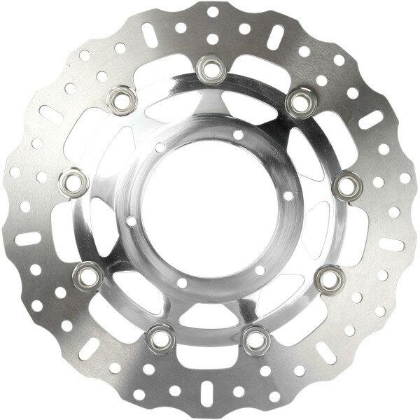【USA在庫あり】 EBC イービーシー ブレーキローター クロームコンツアー 直径296mm フロント 02年-08年 VTX1800 1710-0307 HD店