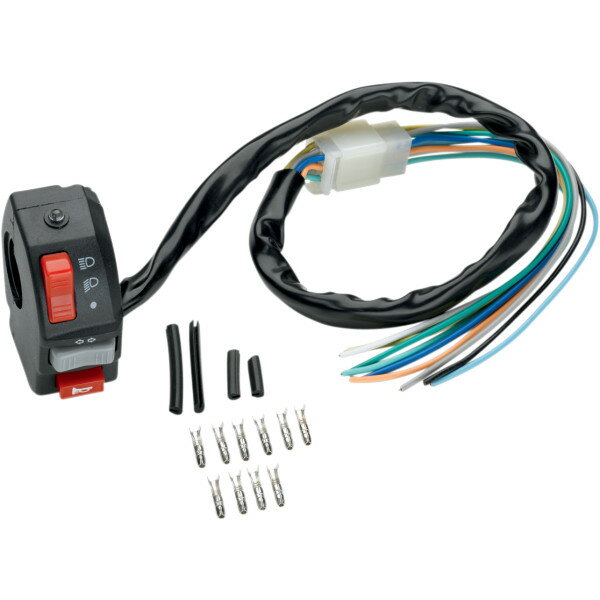 【USA在庫あり】 ムースレーシング MOOSE RACING ハンドルスイッチ 9ピン 黒 0616-0158 HD店