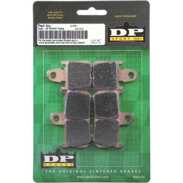 【USA在庫あり】 DPブレーキ DP Brakes ブレーキパッド フロント 13年以降 アプリリア RSV1000 (HH+ シンタード) 1721-1736 HD店