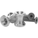 【USA在庫あり】 ボルテックス Vortex スイングアーム スプール 左右ペア 10mm 旧カワサキ車 シルバー 1303-0010 HD店