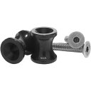 【USA在庫あり】 ボルテックス Vortex スイングアーム スプール 左右ペア 6mm 旧ヤマハ車 黒 1303-0019 HD店