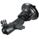【メーカー在庫あり】 ラムマウント RAM Mounts サクションベースセット GoPro用 黒 (吸盤タイプ) RAM-B-166-GOP1 HD店(2)