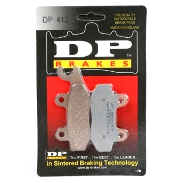 【USA在庫あり】 DPブレーキ DP Brakes ブレーキパッド シンタードメタル 412 94年-18年 ヤマハ、カワサキ DP-412 HD店