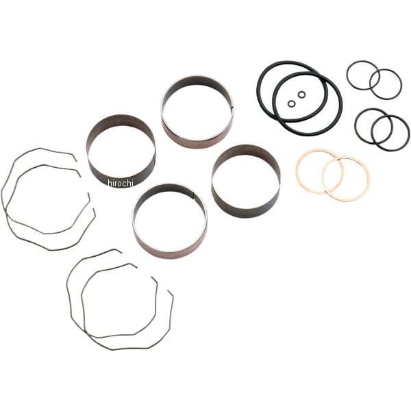 インナーブッシュID 34.9mm/OD 36.7mm/W 19.8mmアウターブッシュID 36.1mm/OD 40mm/W 11.8mm・ブッシングは、500,000ストロークまでテストされています。・キットには、2つのスライダブッシュと2つのレッグブッシング、すべての銅ワッシャとOリング、2つのフォークシールスナップリング95年-20年 カワサキ KX 10098年-00年 カワサキ KX 8092年-94年 カワサキ KX 80 Big Wheel01年-20年 カワサキ KX 8501年-19年 カワサキ KX 85 BW0450-0143楽天 HD店　