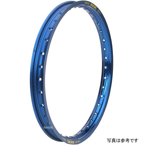 【USA在庫あり】 エキセル EXCEL アルミリム フロント 21X1.60 89年以降 ホンダ、ヤマハ、スズキ、カワサキ 36H 青 RKICD408 HD店