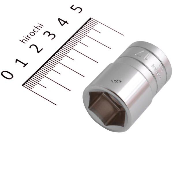 【メーカー在庫あり】 KTC 京都機械工具 12.7sq ソケット(6角) 17mm B4-17-KC HD店
