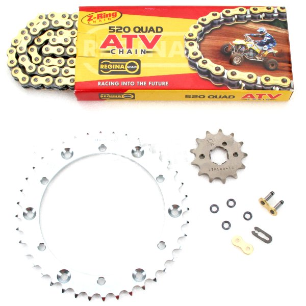 【USA在庫あり】 レジーナ REGINA チェーン&スプロケットセット 89年-04年 ヤマハ YFM350X 1230-0029 HD店