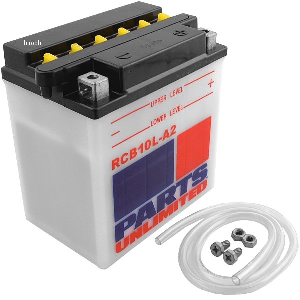 【USA在庫あり】 パーツアンリミテッド Parts Unlimited 液別 耐久バッテリー 開放型 12V YB10L-A2 RCB10L-A2 HD店