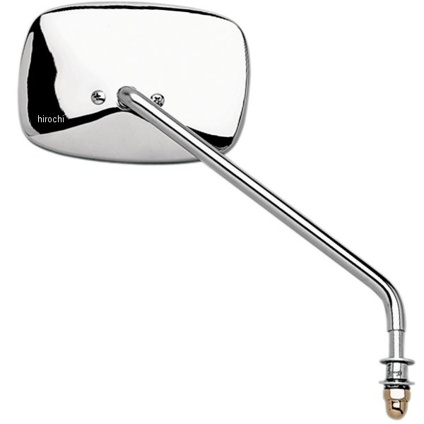 【USA在庫あり】 エムゴ EMGO ミラー スクエア ロングステム ボルトオン (右) 2021711 HD店