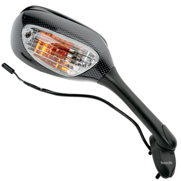【USA在庫あり】 エムゴ EMGO ミラー 補修用 05年-09年 スズキ GSX-R カーボン(右) 0640-0169 HD店