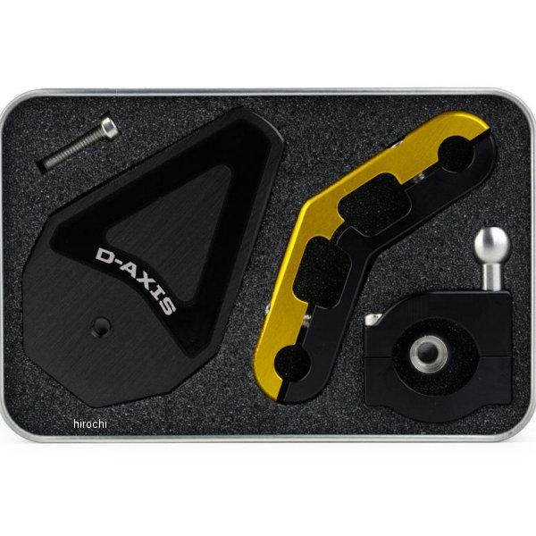 【USA在庫あり】 ドリブン DRIVEN ミラー バーエンドクランプ D-AXIS ゴールド(1個売り) 0640-0722 HD