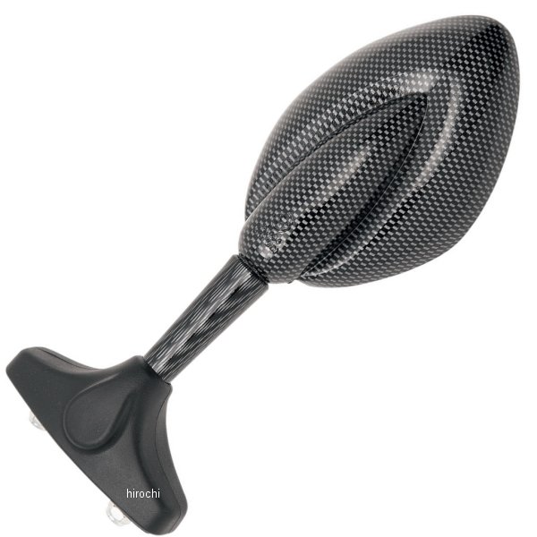 【USA在庫あり】 Parts Unlimited ミラー 汎用 カーボン 0640-0124 HD店