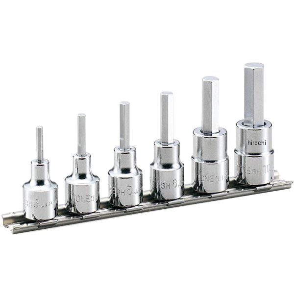 トネ TONE ヘキサゴンソケットセット(ホルダー付) 差込角 9.5mm (3/8インチ) HH306 HD店