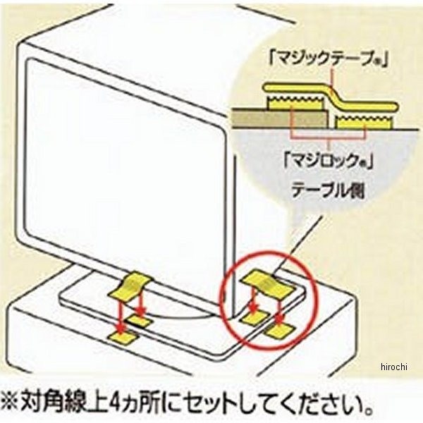 【メーカー在庫あり】 EA979BK-6 エスコ(ESCO) マジックガード 連結固定/液晶テレビ用