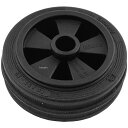 【メーカー在庫あり】 エスコ ESCO 80x25mm 車輪 ラバータイヤ・PPリム 000012065725 HD