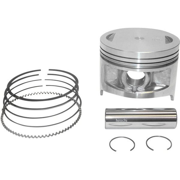 【USA在庫あり】 WSM ピストンキット 0.25mm オーバーサイズ 95年-04年 カワサキ KEF300B Lakota Sport..