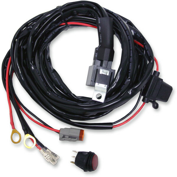 【USA在庫あり】 リジッドインダストリー Rigid LEDライト 配線ハーネス 10-40LED用 長さ 11 フィート(3.3m) 1個売り 2050-0207 HD店