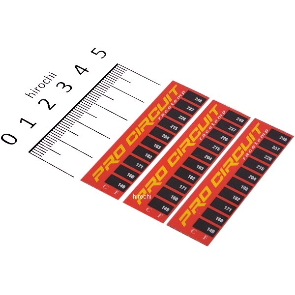 Rakuten - 【USA在庫あり】 プロサーキット Pro Circuit エンジン 温度ステッカー 54mmX16mm 0950-0059 HD店