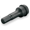 トネ TONE インパクト用 セミロングヘキサゴンソケット 対辺 14mm 長さ 75mm 差込角 12.7mm (1/2インチ) 4AH-14L75 HD店(2)