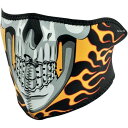 【USA在庫あり】 ザンヘッドギア ZAN Headgear ハーフフェイスマスク バーニング スカル 2503-0179 HD店