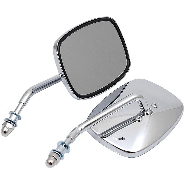 【USA在庫あり】 エムゴ EMGO ミラー スクエア ショートステム (左右ペア) 2021706 HD店