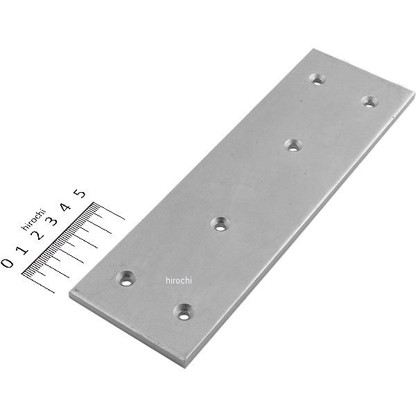 材質：スチール仕上げ：ユニクロメッキ長さ：200mm幅：60mm厚み：4.5mm穴径：4.5mm穴数：6両面皿穴加工が施されています。000012255856 HD　