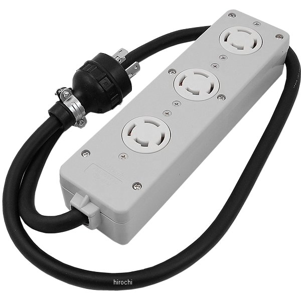 【メーカー在庫あり】 エスコ ESCO AC250V/20Ax1.0m 三相タップ 接地3P 000012054240 HD店